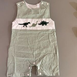 Vintage design toddler romper dinosaurs size 12-18 mos new
